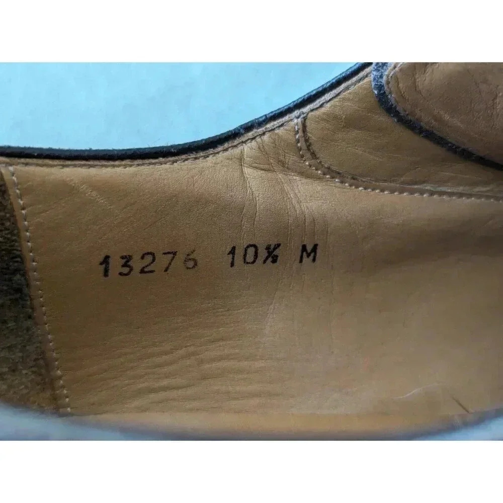 Magnanni Marco Cuero Single Monk Strap Gray Mens Dress 13276 Sz 10.5 M - Picture 9 of 16